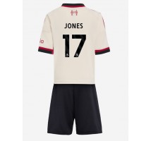 Liverpool Curtis Jones #17 Koszulka Wyjazdowa dzieci 2025-26 Krótki Rękaw (+ krótkie spodenki)